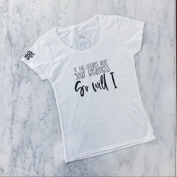 If the Oceans Roar Your Greatness Christian Tshirt - Picture 8 of 11